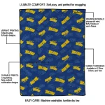 toledo rockets solid classic blue quilt blanket best selling