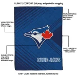 toronto blue jays arrow layers blue quilt blanket best selling