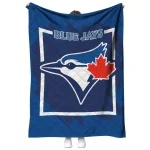 toronto blue jays block border blue quilt blanket best selling