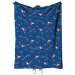 toronto blue jays solid classic blue quilt blanket best selling