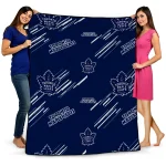 Toronto Maple Leafs Sketch Lines Blue Quilt Blanket 1 toronto maple leafs sketch lines blue quilt blanket best selling