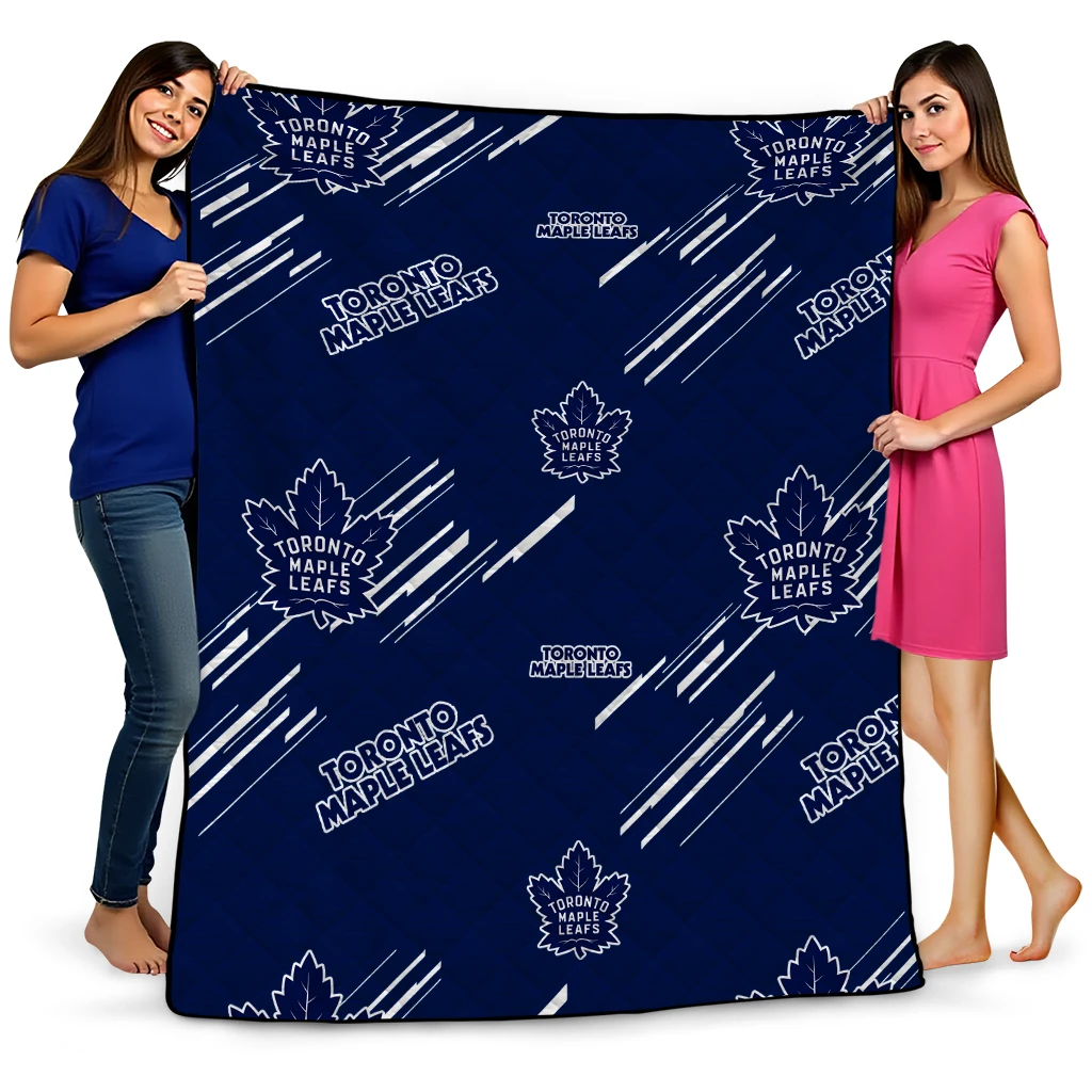 toronto maple leafs sketch lines blue quilt blanket best selling toronto maple leafs sketch lines blue quilt blanket best selling