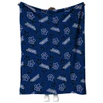 toronto maple leafs solid classic blue quilt blanket best selling