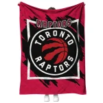 toronto raptors block border red quilt blanket best selling