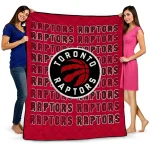 toronto raptors bold red quilt blanket best selling