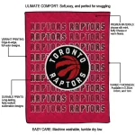 toronto raptors bold red quilt blanket best selling