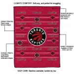 toronto raptors handdrawn stripes red quilt blanket best selling
