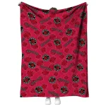 toronto raptors solid classic red quilt blanket best selling
