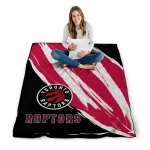 toronto raptors stroke art red white quilt blanket best selling