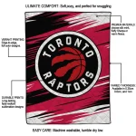 toronto raptors wild lines red white quilt blanket best selling