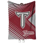 troy trojans arrow layers red quilt blanket best selling