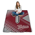troy trojans arrow layers red quilt blanket best selling