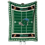 tulane green wave mickey player green quilt blanket best selling