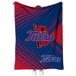 tulsa golden hurricane arrow layers blue quilt blanket best selling