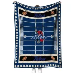 tulsa golden hurricane mickey player blue quilt blanket best selling