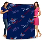 Tulsa Golden Hurricane Sketch Lines Blue Quilt Blanket 1 tulsa golden hurricane sketch lines blue quilt blanket best selling
