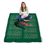 uab blazers bold red green quilt blanket best selling