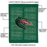 uab blazers bold red green quilt blanket best selling