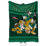 uab blazers disney football green quilt blanket best selling
