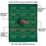uab blazers handdrawn stripes green quilt blanket best selling