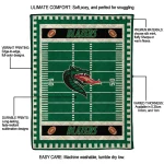uab blazers mickey player green quilt blanket best selling