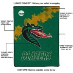 uab blazers paint trail green quilt blanket best selling