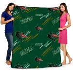 uab blazers sketch lines green quilt blanket best selling