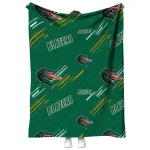 uab blazers sketch lines green quilt blanket best selling
