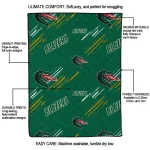 uab blazers sketch lines green quilt blanket best selling