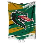 uab blazers wild lines green white quilt blanket best selling