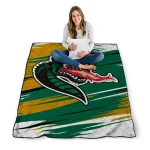 uab blazers wild lines green white quilt blanket best selling