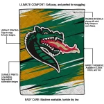 uab blazers wild lines green white quilt blanket best selling