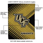 ucf knights arrow layers gold quilt blanket best selling