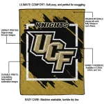 ucf knights block border gold quilt blanket best selling