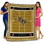 ucf knights mickey player gold quilt blanket best selling