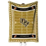 ucf knights mickey player gold quilt blanket best selling