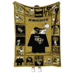 ucf knights snoopy love gold quilt blanket best selling
