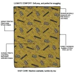 ucf knights solid classic gold quilt blanket best selling