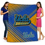 ucla bruins arrow layers blue quilt blanket best selling