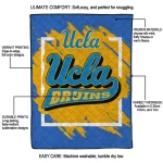 ucla bruins block border blue quilt blanket best selling