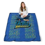 ucla bruins bold red blue quilt blanket best selling