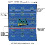 ucla bruins handdrawn stripes blue quilt blanket best selling