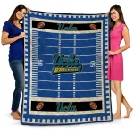 ucla bruins mickey player blue quilt blanket best selling