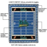 ucla bruins mickey player blue quilt blanket best selling
