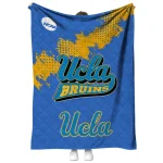 ucla bruins paint trail blue quilt blanket best selling