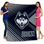 uconn huskies arrow layers blue quilt blanket best selling
