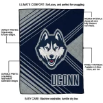uconn huskies arrow layers blue quilt blanket best selling