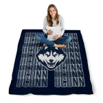uconn huskies bold red blue quilt blanket best selling