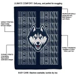 uconn huskies bold red blue quilt blanket best selling