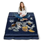 uconn huskies disney football blue quilt blanket best selling
